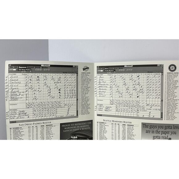 Seattle Mariners Safeco Field Official Programs/ Inaugural Programs Lot of 4 mag - Picture 8 of 11